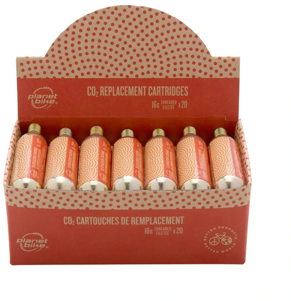 Planet Bike 16g CO2 Replacement Cartridges - Threaded